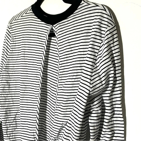 N/Nicholas‎ striped open back long sleeve tee 4 Small - Picture 4 of 7